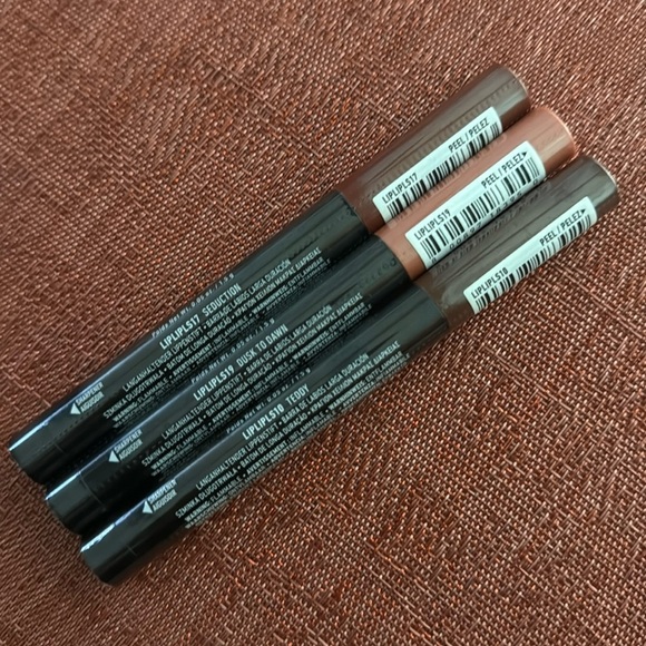 NYX Lipstick Trio - Brown, Nude, Black - Picture 2 of 3
